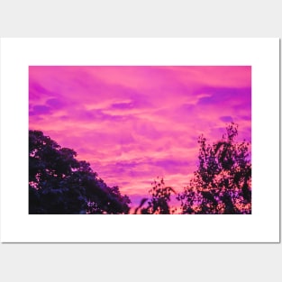 Yesterday's Pink Sky Photograph Posters and Art